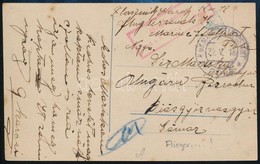 1917 Képeslap/Postcard 'Briefzensur Des K. Und K. Fliegerkorps Pola' - Other & Unclassified