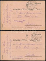 1916 2 Db Tábori Posta Levelez?lap / 2 Field Postcards 'RÓZSAHEGY-MEGFIGYEL?' - Other & Unclassified