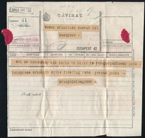 1915 Távirat Hadifogolytól Taskentb?l / Telegramm From Hungarian POW In Taskent - Altri & Non Classificati