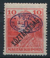 ** Debrecen I. 1919 Károly/Köztársaság 10f Fordított Felülnyomással / Mi 56 With Inverted Overprint. Signed: Bodor - Other & Unclassified