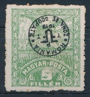 (*) Debrecen II. 1920 5f Fordított Felülnyomással / With Inverted Overprint. Signed: Bodor - Andere & Zonder Classificatie