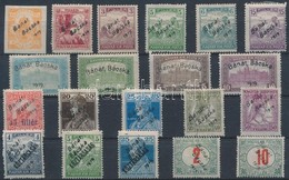 ** (*) * O Bánát-Bácska 1919 20 Klf Bélyeg (16.000) / 20 Different Stamps. Signed: Bodor - Other & Unclassified