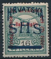 * SHS 1918 Turul 16f Próbanyomat / Proof. Signed: Bodor - Andere & Zonder Classificatie