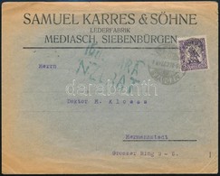 1919 Levél Kolozsvár Hadisegély 15f Bélyeggel Bérmentesítve / Cover 'MEDGYES' Signed: Bodor - Sonstige & Ohne Zuordnung