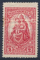 * 1926 Keskeny Madonna 2P Kett?s Papírránccal / Mi 428 With Double Paper Crease - Sonstige & Ohne Zuordnung