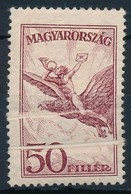 * 1927 Repül? 50f Dupla Papírránccal / Mi 435 With Double Paper Crease - Other & Unclassified