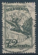 O 1927 Repül?s 72f, ívbehajlás Miatt A Bélyegkép Részleges Hiánya / Mi 436, A Part Of Design Missing - Altri & Non Classificati