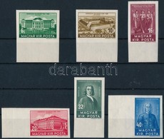 ** 1938 Debrecen Vágott ívszéli Sor (80.000) / Mi 585-590 Imperforate Margin Set - Altri & Non Classificati