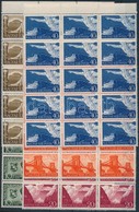 ** 1941 Széchenyi Sor ívszéli 15-ös Tömbökben / Mi 660-664 Margin Blocks Of 15 - Other & Unclassified