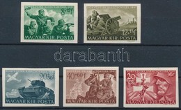 ** 1941 Katona Vágott Sor (50.000) / Mi 682-686 Imperforate Set - Altri & Non Classificati