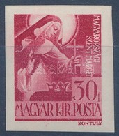 ** 1944 Szent Margit Vágott (12.000) / Mi 753 Imperforate - Altri & Non Classificati
