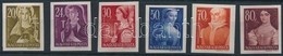 ** 1944 Nagyasszonyok Vágott Sor (30.000) / Mi 754-759 Imperforate Set - Other & Unclassified