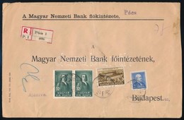 1932 Ajánlott Levél / Registered Cover 'PÉCS' - Other & Unclassified