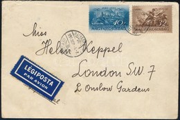 1936 Légi Levél Londonba / Airmail Cover To London - Other & Unclassified