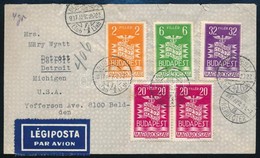 1937 Légi Levél Az Egyesült Államokba / Airmail Cover To The USA - Other & Unclassified