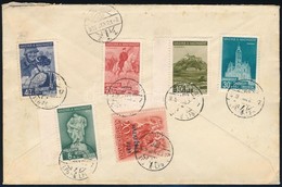 1939 Expressz Levél 6 Bélyeges Bérmentesítéssel / Express Cover With 6 Stamps Franking - Altri & Non Classificati