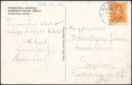 1939 Képeslap Sopronba 'M.KIR.POSTA 237' Kisegít? Bélyegzéssel / Postcard With Auxiliary Postmark - Other & Unclassified