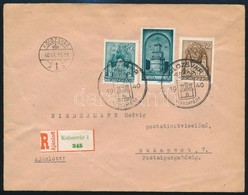 1940 Ajánlott Levél KOLOZSVÁR VISSZATÉRT Alkalmi Bélyegzéssel , Román Bélyeggel Bérmentesítve / Registered Cover With Sp - Other & Unclassified