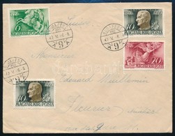 1940 Levél 4 Bélyeges Bérmentesítéssel Svájcba / Cover To Switzerland - Other & Unclassified