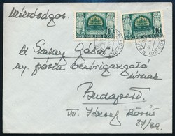 1940 Levél Szalay Gábor Posta Vezérigazgatónak 'M.KIR.POSTA 301' Kisegít? Bélyegzéssel / Cover With Auxiliary Postmark - Other & Unclassified