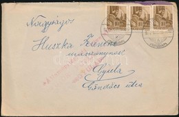 1944 December 29. Levél Budapestr?l Gyulára, út?ri Futárposta Kézbesítéssel / Gyula Road Guard Courier, Cover From Budap - Altri & Non Classificati