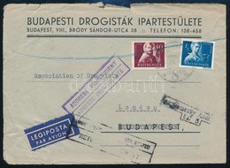 1948 Légi Levél Londonba, Elégtelen Címzés Miatt Visszaküldve / Airmail Cover To London, Returned - Altri & Non Classificati