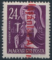 ** 1946 Bet?s III. Ajánlás/24f Kett?s Felülnyomással / Mi 875 With Double Overprint - Other & Unclassified