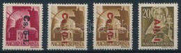 ** 1946 Bet?s 4 Db Bélyeg Tévnyomattal / 4 Stamps With Plate Variety - Sonstige & Ohne Zuordnung