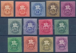 ** 1946 Lovasfutár Vágott Sor (20.000) / Mi 880-892 Imperforate Set - Other & Unclassified