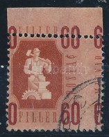 O 1946 Forint-fillér 60f Fels? ívszéllel, Látványosan Szélesebbre Fogazva, Szép Tévnyomat! / Mi 953 Margin Stamp With Sh - Other & Unclassified