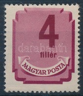 ** 1946 Forint-filléres Portó 4f Er?sen Eltolódott értékjelzéssel / Postage Due Mi 179X With Strongly Shifted Value - Sonstige & Ohne Zuordnung