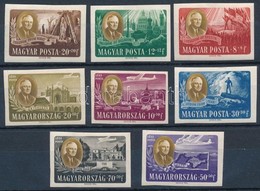 ** 1947 F. D. Roosevelt Vágott Sor (35.000) / Mi 985-992 Imperforate Set - Sonstige & Ohne Zuordnung