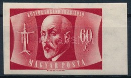 ** 1948 Eötvös Loránd Vágott ívszéli Bélyeg (35.000) / Mi 1022 Imperforate Margin Stamp - Altri & Non Classificati