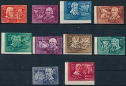 ** 1948 Költ?k - Írók Vágott Sor (20.000) / Mi 1023-1032 Imperforate Set - Sonstige & Ohne Zuordnung