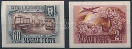 ** 1950 Bélyegmúzeum Vágott Sor (16.000) / Mi 1086-1087 Imperforate Set - Other & Unclassified