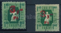 O 1953 Kisegít? 3Ft Kett?s Felülnyomattal / Mi P3 With Double Overprint - Altri & Non Classificati