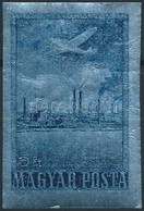 ** 1955 Alumínium Vágott Bélyeg (15.000) / Mi 1449 Imperforate Stamp - Altri & Non Classificati
