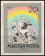 ** 1959 Mese (I.) 20f 'rózsaszín Folt A Szivárványban' Tévnyomat / Mi 1642 With Plate Variety - Sonstige & Ohne Zuordnung