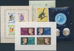 ** 1962-1964 4 Klf Vágott Blokk (19.000) / 4 Different Imperforate Blocks - Altri & Non Classificati