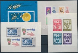 ** 1965 4 Klf Vágott Blokk (18.500) / 4 Different Imperforate Blocks - Other & Unclassified