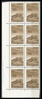 ** 1966 Repül? 50f 8-as Tömb Fényes Gumival / Mi 2326 Block Of 8 With Shiny Gum - Other & Unclassified