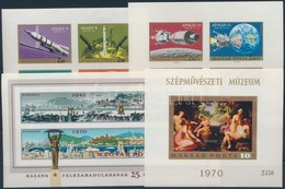 ** 1970 4 Klf Vágott Blokk (15.000) / 4 Different Imperforate Blocks - Other & Unclassified