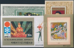 ** 1971 4 Klf Vágott Blokk (19.500) / 4 Different Imperforate Blocks - Altri & Non Classificati