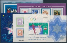 ** 1974-1975 5 Klf Vágott Blokk (23.500) / 5 Different Imperforate Blocks - Other & Unclassified