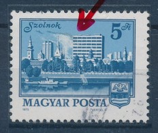 O 1975 Szolnok 5Ft Tévnyomattal / Mi 3025 With Plate Variety - Altri & Non Classificati