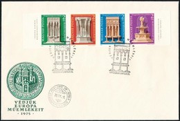 1975 Bélyegnap Vágott Négyescsík FDC-n + 1985 Bélyegnap Vágott Blokk Emléklapon Els? Napi Bélyegzéssel (min 25.500) / Mi - Altri & Non Classificati