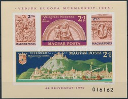 ** 1975 Bélyegnap (48.) Vágott Blokk (20.000) / Mi Bl 115 Imperforate Block - Other & Unclassified