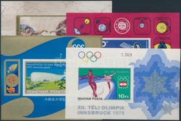 ** 1975 4 Klf Vágott Blokk (18.500) / 4 Different Imperforate Blocks - Altri & Non Classificati