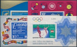 ** 1975 4 Klf Vágott Blokk (24.000) / 4 Different Imperforate Blocks - Altri & Non Classificati