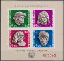 ** 1976 Bélyegnap (49.) Ajándék Vágott Blokk Piros Sorszámmal (17.000) / Mi Bl 118 Imperforate Block, Present Of The Pos - Other & Unclassified